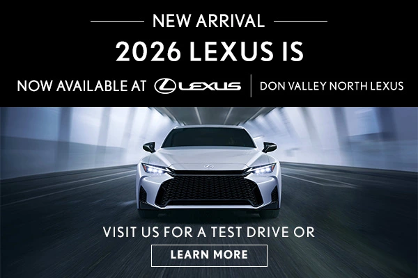 2026 Lexus IS at Don Valley North Lexus