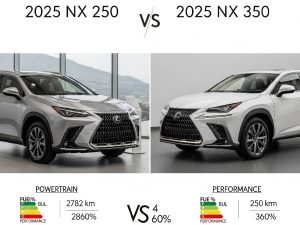 2025 Lexus NX 250 Vs NX 350