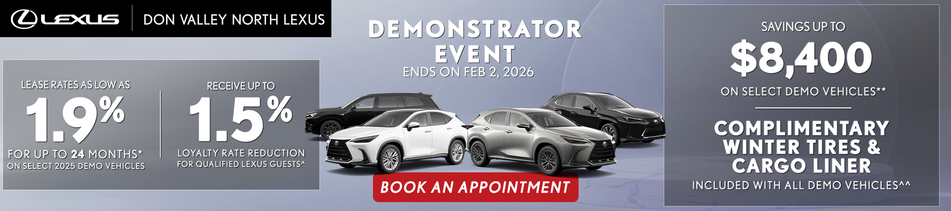 Demo Sale at Don Valley North Lexus