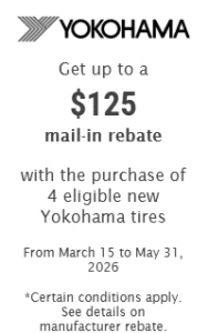 tire rebates yokohama