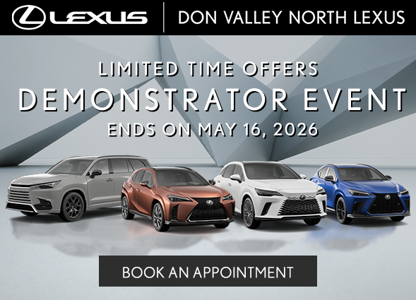 Demonstrator Event at Don Valley North Lexus Banner