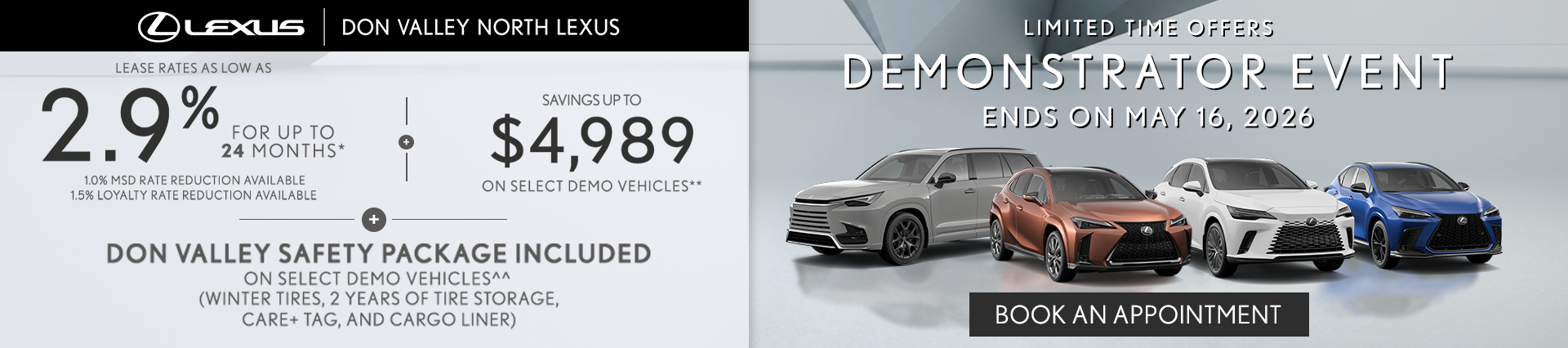 Demon Event at Don Valley North Lexus Banner