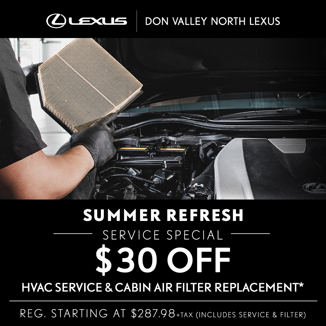 Summer Refresh - HVAC Service & Cabin Air Filter Replacement Service Special