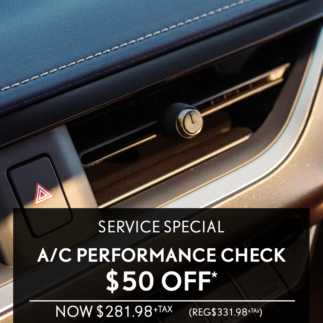 Service - Specials - A/C Performance Check